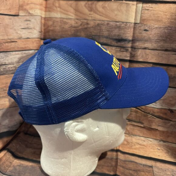 NAPA Auto Parts Blue Baseball Cap Hat Embroidered Logo Adjustable Strapback Mesh - Picture 2 of 8